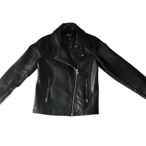 Top Shop Leather Moto Jacket